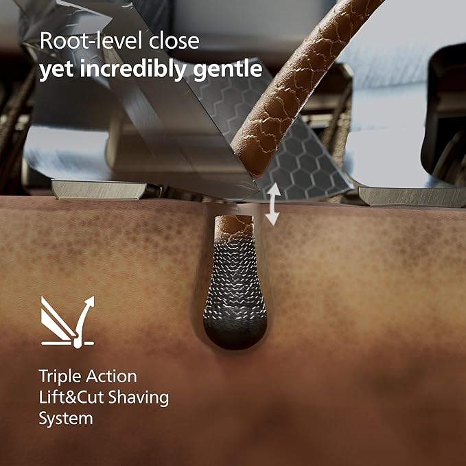 Philips Norelco Shaver i9000 Prestige Ultra Special Edition - Wet & Dry Electric Shaver, SenseIQ Pro Technology, Triple Lift & Cut System, 360 Rotating NanoTech Precision Blades, Model XP9406/93