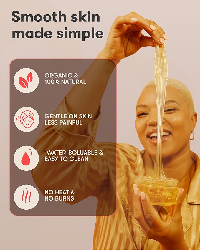 Sugardoh Sugar Waxing Kit for Women As Seen On Shark Tank (Mini Kit Medium) Face, Arms, & Legs, Sugar Wax Hair Removal- Sugaring Tiktok Viral Products- Bikini Wax Kit for Women - Sugaring Kit