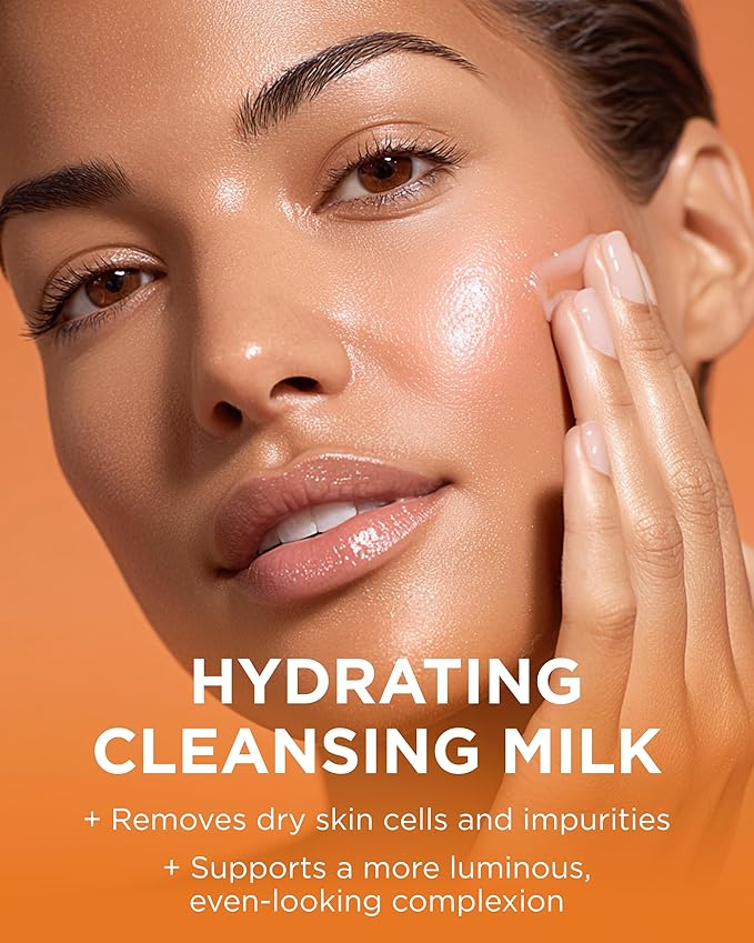 Andalou Naturals Brightening Meyer Lemon + Vitamin C Creamy Cleanser | Gentle Face Wash to Even Tone & Boost Glow | Aloe Vera & Natural Ingredients | For Dull Skin | 6 oz