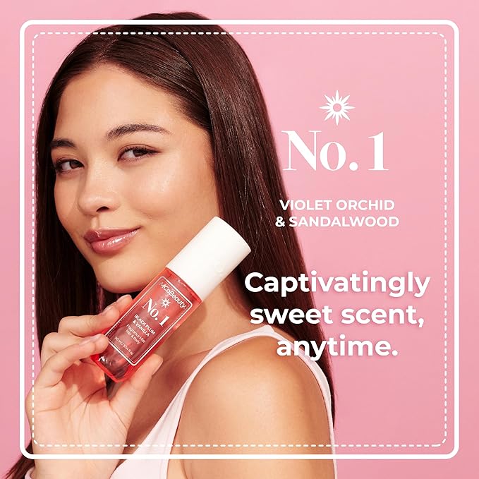 MCoBeauty - Fragrance Mist No.1 - Light Body Mist and Hair Perfume with Plum, Vanilla and Musk - Gifts for Women, Feminine Spray, Self Care Gifts for Women - 90ml Bottle