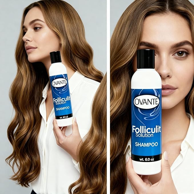 Folliculit Solution Shampoo for Itchy Scalp Treatment & Folliculitis Treatment - Natural Hair Growth & Dry Itchy Scalp Treatment for Scaling, Redness - Folliculitis Shampoo - 6.0 Oz