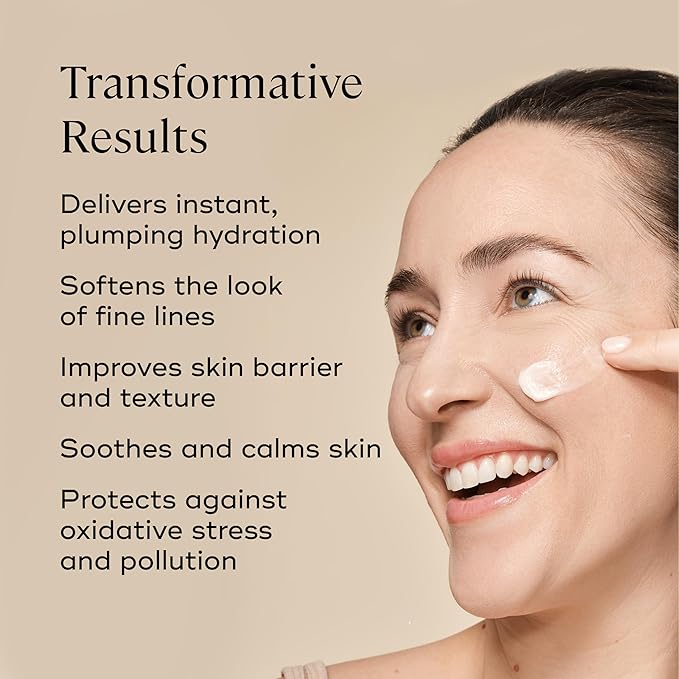 EVER Oil-Free Overnight Renewal Face Cream for Oily Skin – Bakuchiol, Hyaluronic Acid & LSR10™ Peptides to Smooth Fine Lines, Restore Elasticity, Non-Comedogenic Moisturizer - 1.7 fl oz