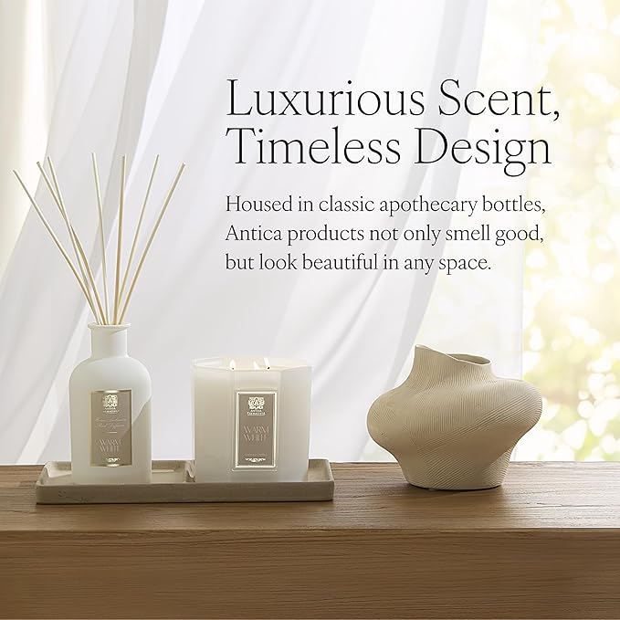 Antica Farmacista Body Moisturizer - Scented Moisturizing Lotion with Aloe Vera, Green Tea & Sweet Almond Oil - Luxury Gift for Any Occasion - Warm White, 10 fl oz