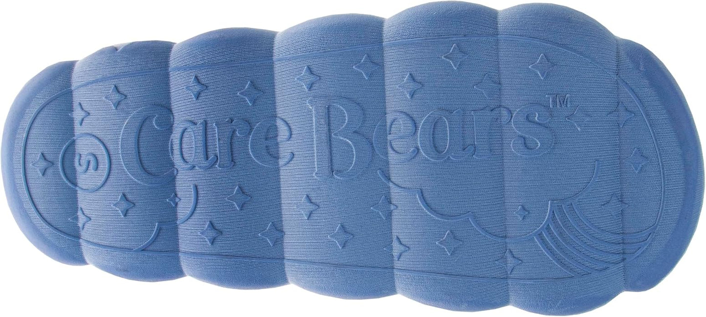 Josmo Care Bear Slippers for Girls Womens Cozy Plush Indoor Shoes Fun Fuzzy Bear House Slippers for Little Kids/Big Kids/Adults