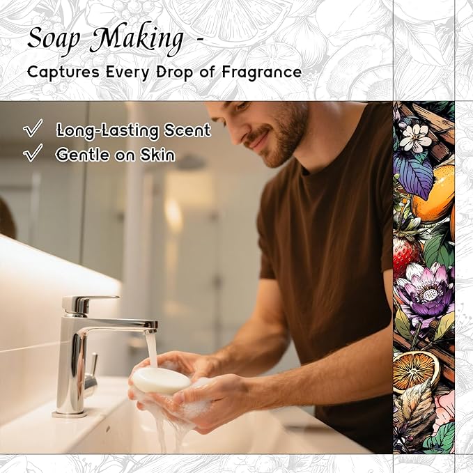 HIQILI Tobacco Vanilla Fragrance Oil for Diffuser, Inspired by T.Ford Tobacco Vanille, DIY Soap, Candle, Perfume Making, Long Lasting Rich & Spicy Scents - 1 Fl Oz