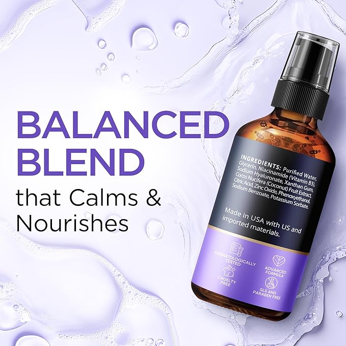 Niacinamide Serum for Face 10% with Zinc 1% Vitamin B3 Anti-Aging, Advanced Skin Care for Even Tone, Texture and Hydrating Cruelty Free 2 Oz