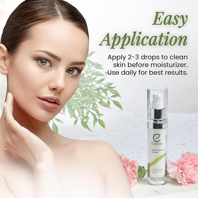 Hydro-Boost Facial Serum with hyaluronic acid and Vitamin E complex