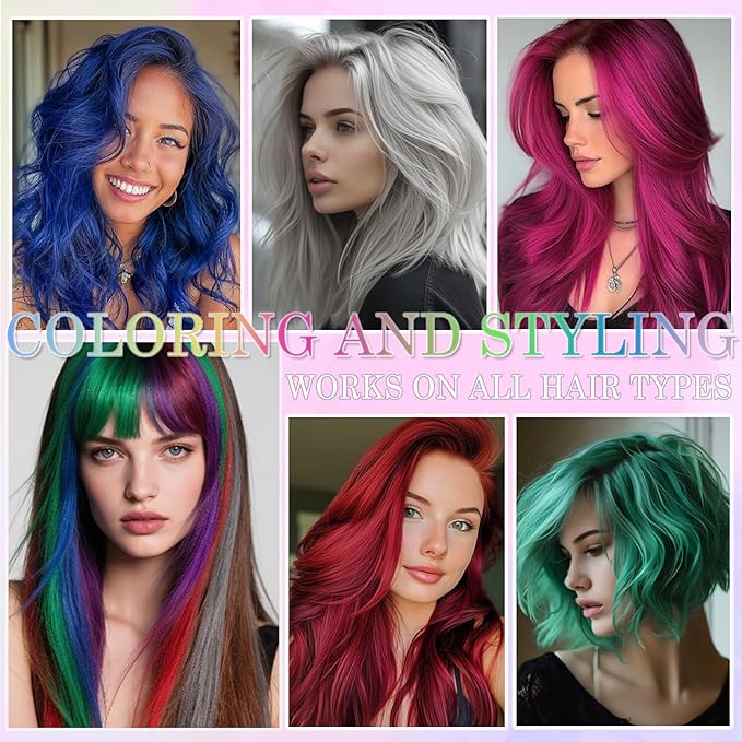 Temporary Hair Color Spray for Women and Kids, One-Time Use Hair Color Wax, Washable Disposable Natural Hair Spray Hair Strong Style for Party, Hollowen, Cosplay (Fired Red, 120ML)