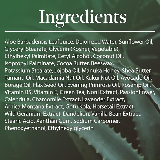 Manuka Honey Eczema Cream Moisturizing Lotion Treatment For Psoriasis Relief - Itchy, Dry Skin Rash Ointment -Skin Soothing Moisturizer Baby Kids & Adults -High Strength Body & Face Cream 8oz