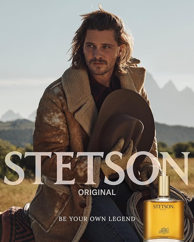 Stetson Original - Cologne for Men - Classic, Woody and Masculine Aroma with Fragrance Notes of Citrus, Patchouli, and Tonka Bean - 2.25 Fl Oz
