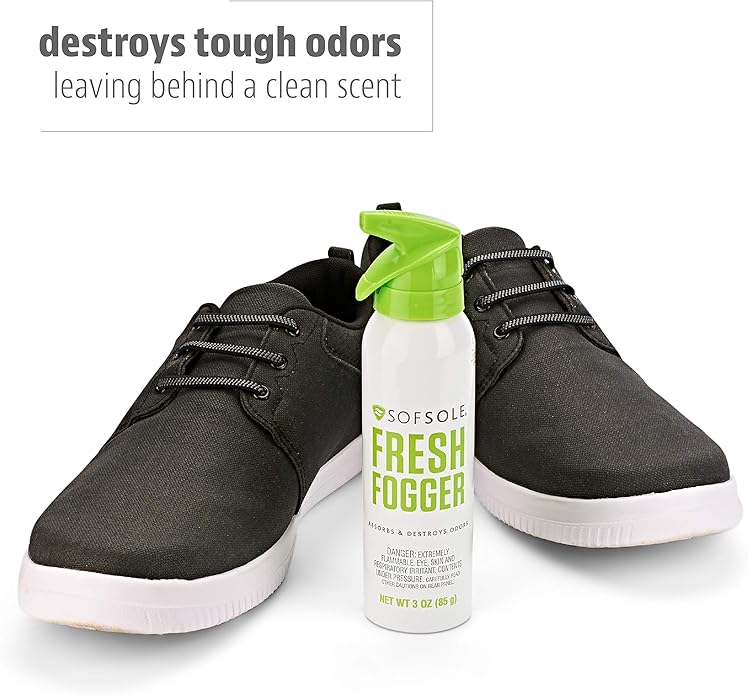 Sof Sole Fresh Fogger Shoe, Gym Bag, and Locker Deodorizer Spray