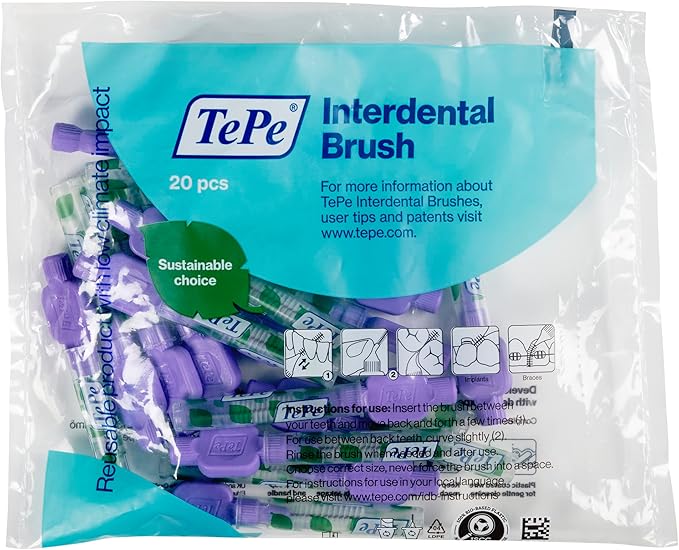 TePe® Interdental Brush Original Purple 1.1 mm 20-Pack