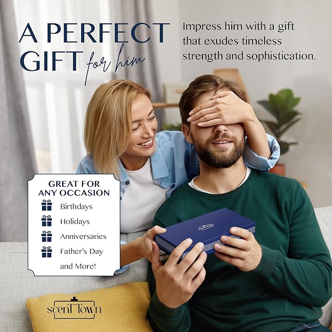 Mens Cologne Gift Sets Bundle Mini Bottle – Designer Mens Cologne Sampler Sets with Refillable Atomizer – Box Includes Versace, Moschino, Mont Blanc, Jimmy Choo Travel Size (0.17 Oz Each)