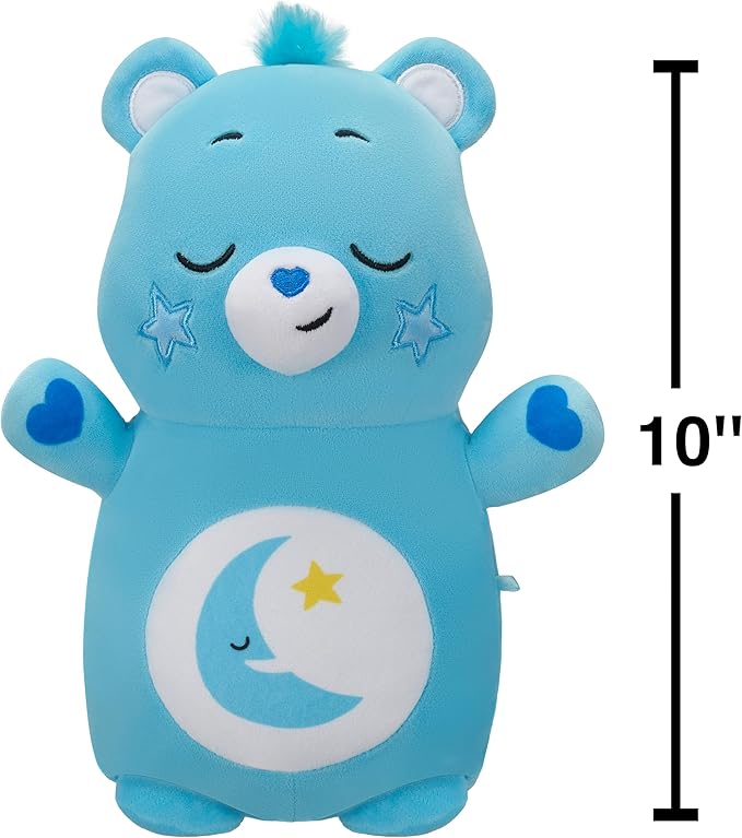 Squishmallows Original Care Bears 10in Bedtime Bear HugMees – Ultrasoft Official Jazwares Plush (Medium-Sized)