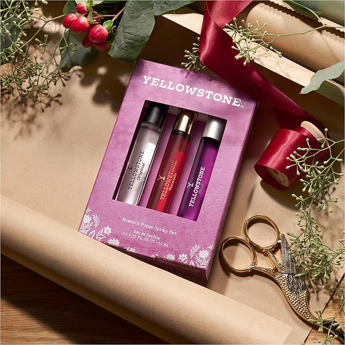 Tru Fragrance Beauty Yellowstone Women's Purse Spray Set