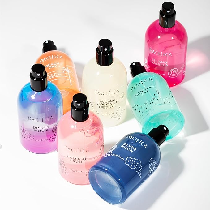 Pacifica Indian Coconut Nectar Spray Perfume, 2 oz – Warm Coconut & Vanilla Gourmand Fragrance for Women Clean Beauty Scent, Long-Lasting Beachy & Layerable, 100% Vegan & Cruelty-Free Made in USA