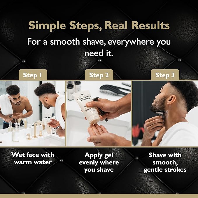 Shave Gel – Precision Shave with Hydration – 5 oz (1-pack, Saffron Ember)