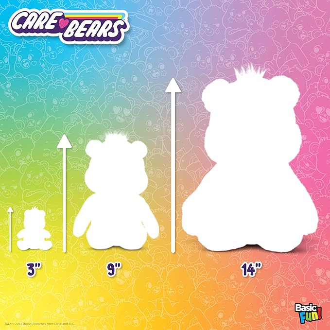 Care Bears - 14" Rock Theme - Medium Size Plush - Cheer Bear