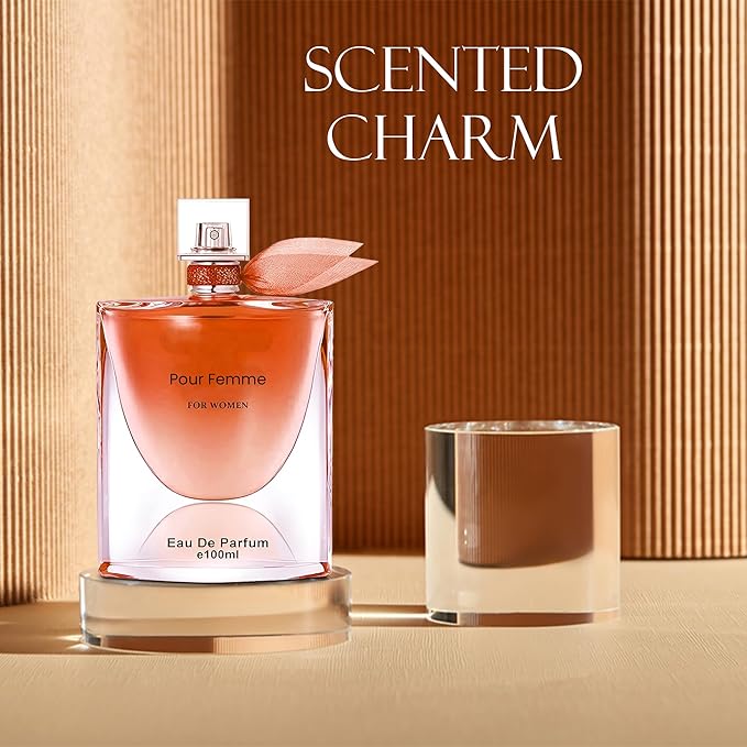 Mon Amour Bella Passione for Women Perfume Eau de Parfum Natural Spray Elegant Scent Fragrance for all Skin Types 3.3 Fluid Ounce(2 Pack)