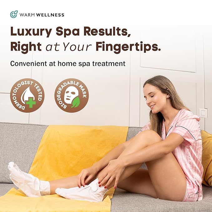 Foot Peeling Mask – Lavender Exfoliating Treatment Booties for Callus Removal & Renewal of Dry, Cracked Feet – Dermatologist-Inspired Moisturizing Spa Therapy for Men & Women (Shea Butter 2 Pairs)