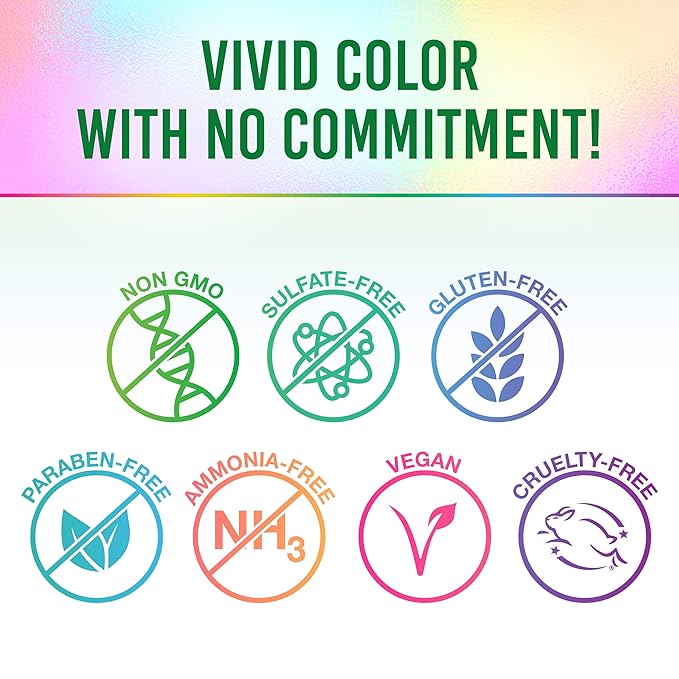 Punky Temporary Hair Color Spray – Jaguar Green, Instant Vivid Temporary Hair Dye for Women, Wash Out, Hair-Color Spray, 3.5 oz, 1 Pack