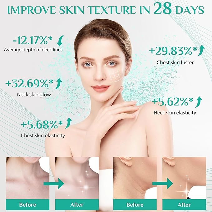 Red Light Therapy Mask Kit, 7+1 Color Near-infrared 850 Light for Neck & Decollete, Portable and Rechargeable, Cordless, Light Therapy At Home and Wireless Led Face Mask [BMask&Neck Pro]