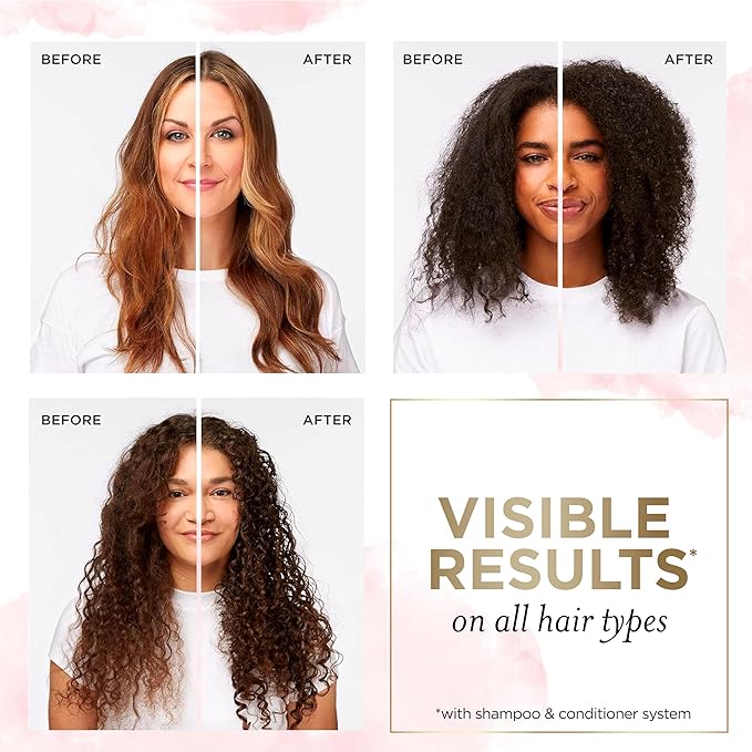 Pantene Rose Water Conditioner, Soothes, Replenishes Hydration, Safe for Color Treated Hair, Nutrient Infused with Vitamin B5 and Antioxidants, Pro-V Blends, 30.0 oz