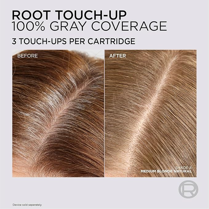 L'Oreal Paris Colorsonic Permanent Hair Dye Cartridge, Hair Color for Root Touch Up, Gray Coverage or All Over Color in just 5 Minutes, 6AI Light Iridescent Ash Brown (Coloring Device Sold Separately)
