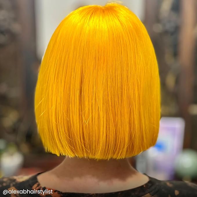 Arctic Fox Semi-Permanent Hair Dye, Vegan & Cruelty-Free, Vibrant Yellow Color, Conditioning Formula, Ammonia-Free, Peroxide-Free, For All Hair Types, Cosmic Sunshine, 8 Fl Oz (Pack of 2)