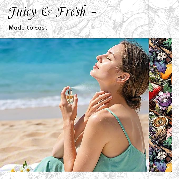 HIQILI Pomegranate Halo Fragrance Oil for DIY Perfume, Candles, Soap, Lotion & Pet Deodorizer, Fruity & Fresh Long-Lasting Scent, with Dropper - 1 Fl Oz