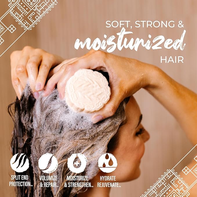 Viori Purple Shampoo Bar - Handcrafted with Longsheng Rice Water & Natural Ingredients - All Natural Shampoo Bar - Neutralizes Brassy Tones In Blonde Hair