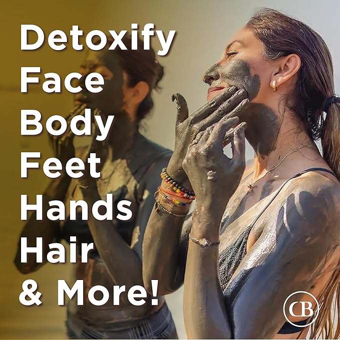 California Biology Calcium Bentonite Clay | Indian Healing Clay for Face & Body | Deep Pore Cleansing & Detox Face Mask | Skincare, Beauty, & Acne Treatment for Face (16 Ounce)