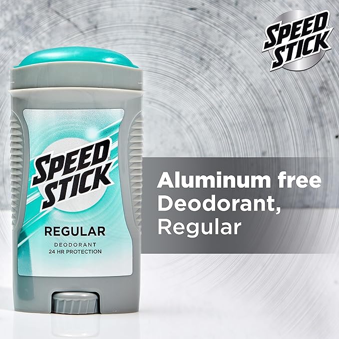 Speed Stick Men's Deodorant, Regular, 3 Ounce, 4 Pack