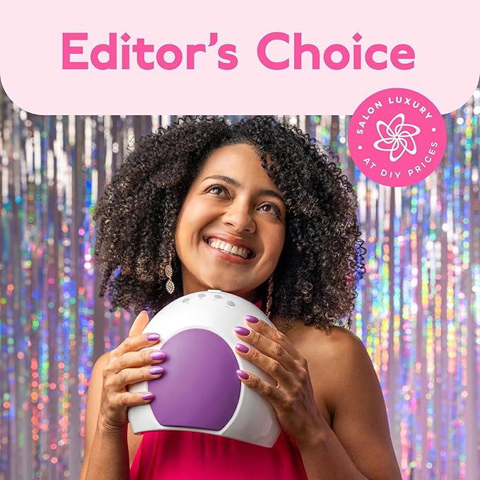 SUNUV UV LED Light for Nails, Nail Dryer for Gel Polish with Auto Sensor, 33 LEDs 4 Timers Settings SUN2C Purple