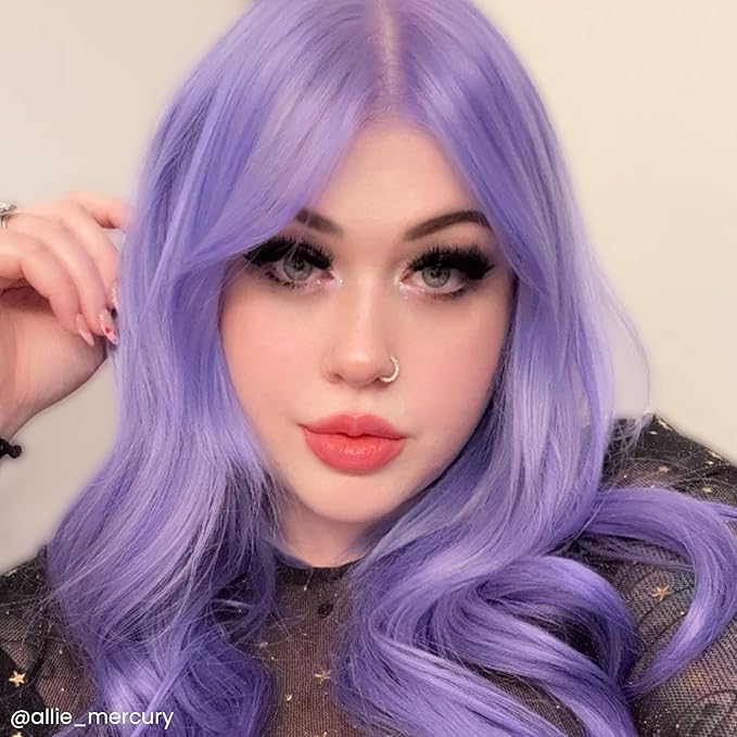 Arctic Fox Semi-Permanent Hair Dye, Vegan & Cruelty-Free, Pastel Lilac Color for Platinum Blonde Hair, Ammonia & Peroxide Free, Conditioning Formula, Girls Night, 4 Fl Oz (Pack of 2)