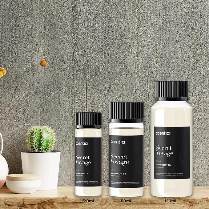 Scentia Hotel Diffuser Oil Inspired by The Baccarat Hotel - 120 mL 4.06 fl oz -HVAC,Cold Air & Ultrasonic Diffuser Oil,Fragrance Oil Blend- Secret Voyage, Thanksgiving Gift
