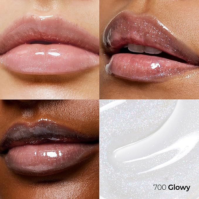 Laka Fruity Lip Glotioner, 10ml/0.33 fl.oz, Lip Gloss with High Shine Vivid Colors, Jelly tip for Hygienic & Easy Application, Plumping Conditioner, Vegan, K-Beauty (#700 Glowy)