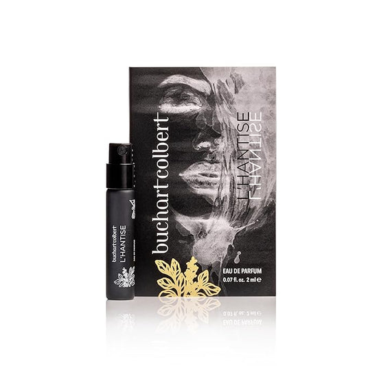 L’Hantise Fragrance 2mL – Eau de Parfum – Floral Fruity Citrus Perfume with Amber, Vetiver, Raspberry & Bergamot