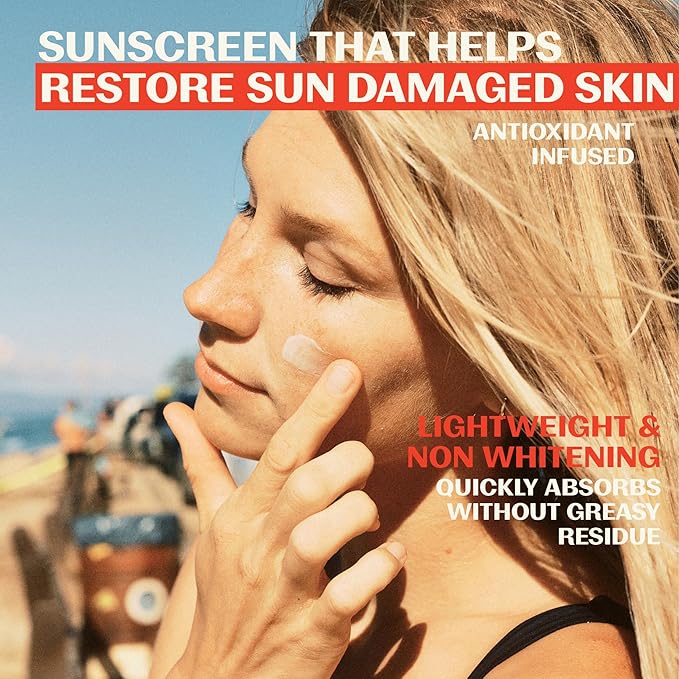 Thrive Natural Care Mineral Face Sunscreen SPF 30 - Daily Sunscreen for Face, No White Cast, Non-Nano Zinc Oxide - Lightweight Moisturizer Broad-Spectrum Protection - Vegan, 2 Fl Oz