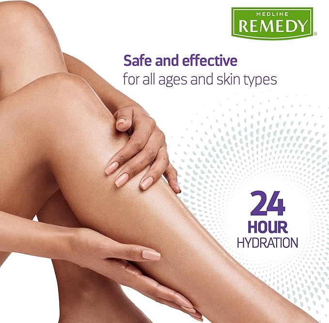 Medline Remedy Clinical Skin Cream Moisturizer, Fragrance-Free (8 fl oz), Nourishing for Dry Skin, Paraben and Sulfate-Free Lotion For Face and Body, Hypoallergenic Moisturizer for Sensitive Skin