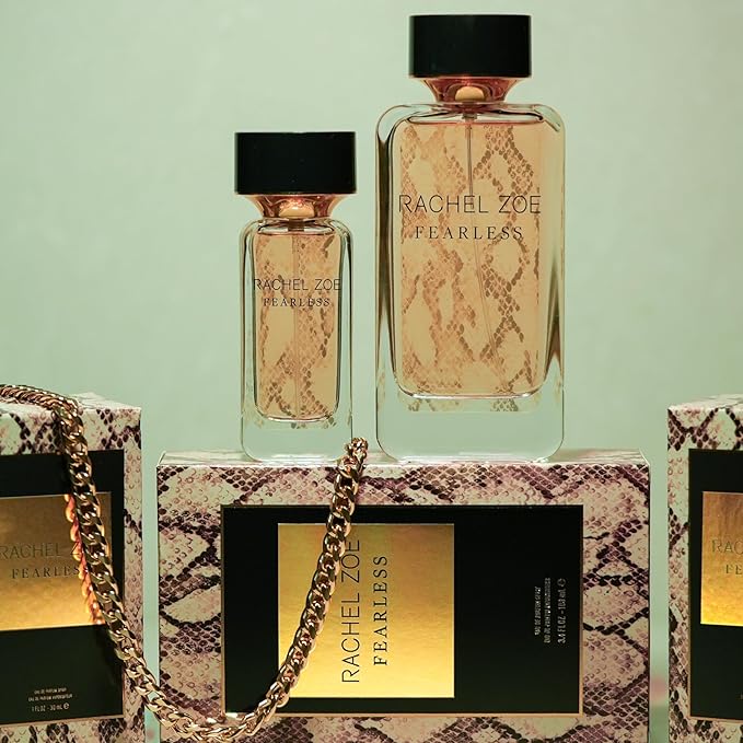 Rachel Zoe Fearless Eau De Parfum Spray - Gourmand Fragrance Body Spray for Women - Vanilla And Tuberose Musk - Designer Womens Perfume - 3.4 oz