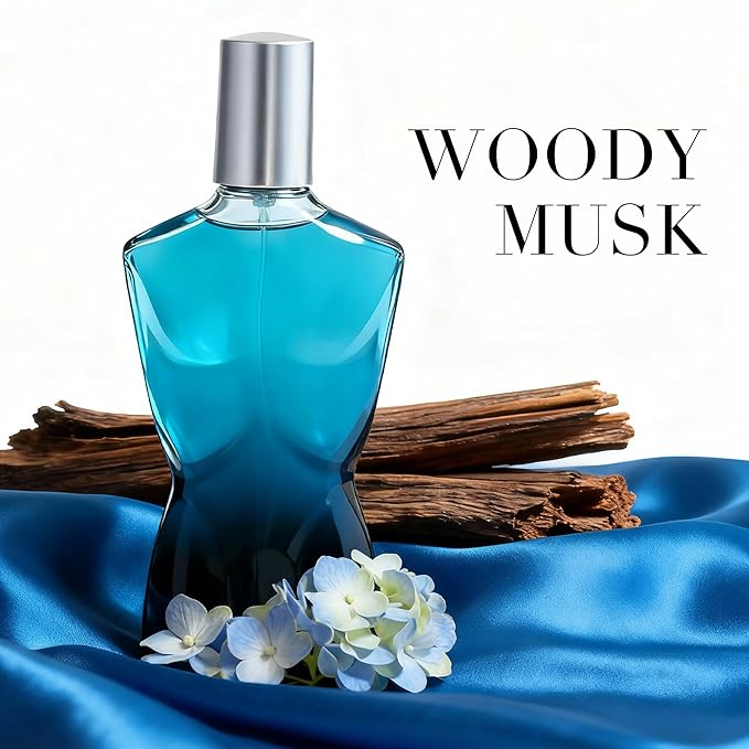 Blue for M Ultra for M, Men's Cologne Gift, Long Lasting EDP, Aura of Elitism & Modern Style, Perfume for Business, Commute and Casual Use, 3.4 Fl Oz (BLUE-for men)