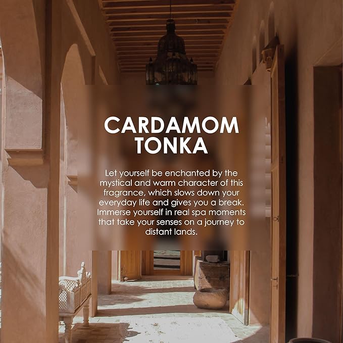 Jean & Len Scent Experience Travel Set, Peony Lychee, Rosemary Ginger & Cardamom Tonka EDT, all three scents in one practical mini perfume set, minimalistic glass bottles, 1x Set