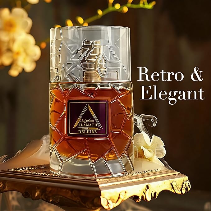 Klamath-Deliur Long-Lasting Cologne for Men | Vanilla, Warm Spicy, Amber, Cinnamon Scent | Eau de Toilette 100ml Spray | Day to Night Fragrance
