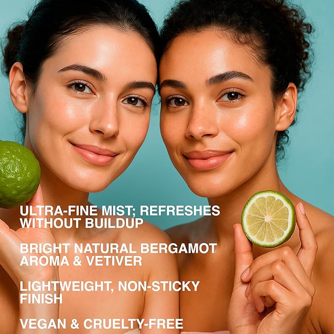 Liliya's Aroma Bergamot 33 Essence-Perfume for body and hair mist | Calabrian Bergamot | Pink Grapefruit | Vetiver Essential Oils | Gourmand Scent | Vegan 1.8 Fl Oz