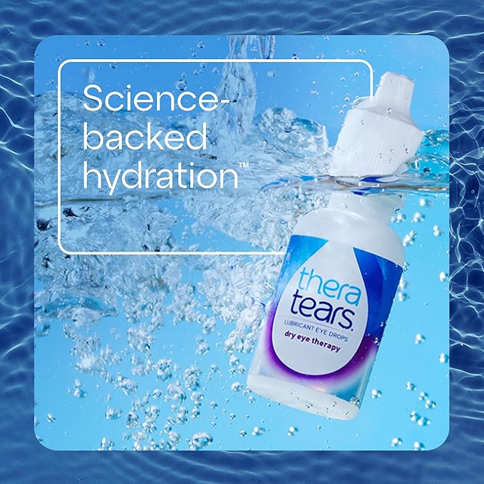 TheraTears Dry Eye Therapy Eye Drops for Dry Eyes, 0.5 Fl Oz