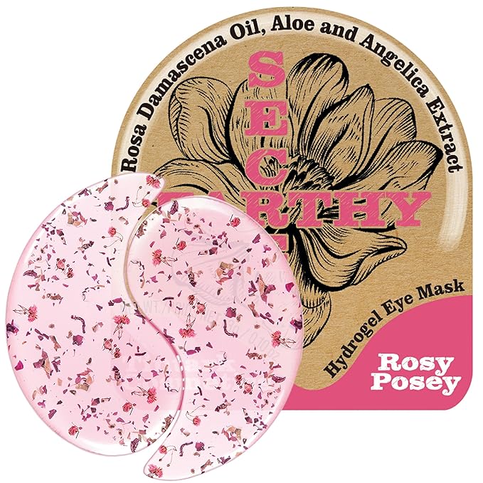 Rose Hydrogel Under Eye Patches for Dark Circles and Puffiness 28 Pairs 5 Minute Soothing Hydrating Eye Mask with Rose Extract Cooling Under Eye Pads Ophthalmologist Tested