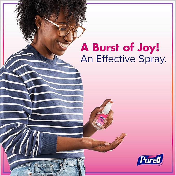 PURELL Hand Sanitizer Spray, Infused with Essential Oils, Scented Variety Pack, 2 fl oz Travel-Size Bottle (Pack of 6) - 2026-04-ECMP