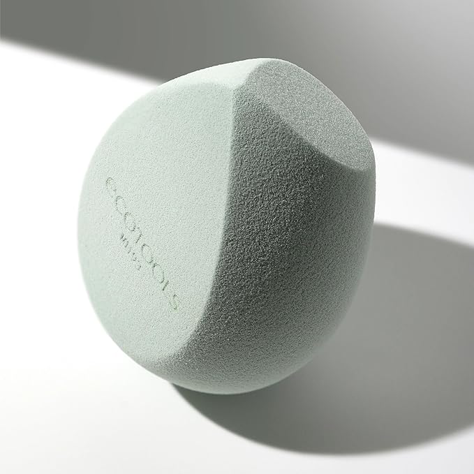 EcoTools Blurring Blender Makeup Sponge Duo, Makeup Blender Sponge For Blurred Skin, For Liquid & Cream Foundation, Cloud Coverage Memory Foam, Eco Friendly & Latex Free, Cruelty-Free & Vegan, 2 Count