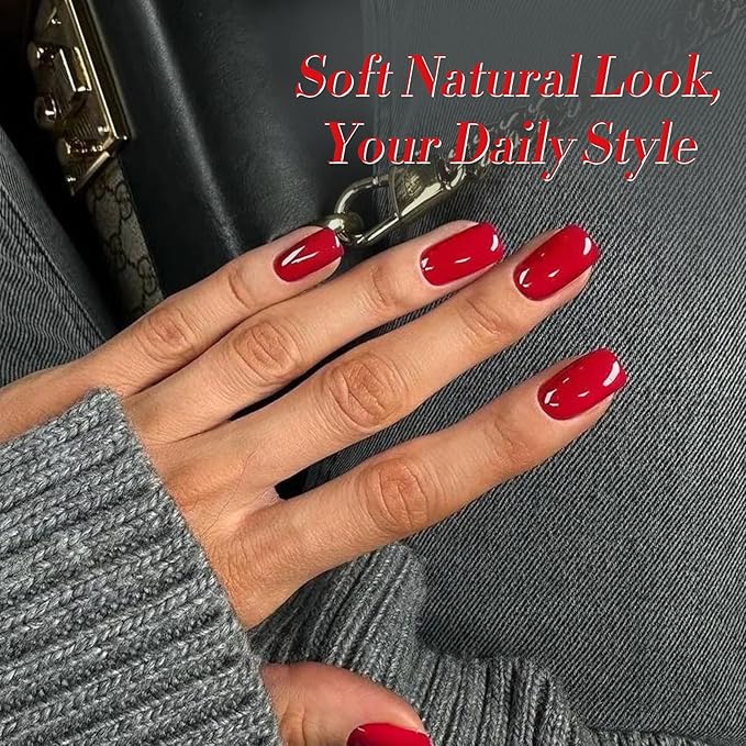 Born Pretty Red Gel Nail Polish Valentine's Day Gift Red Heart Color Gel Polish Nail Art Design Manicure Salon DIY Home 15ml